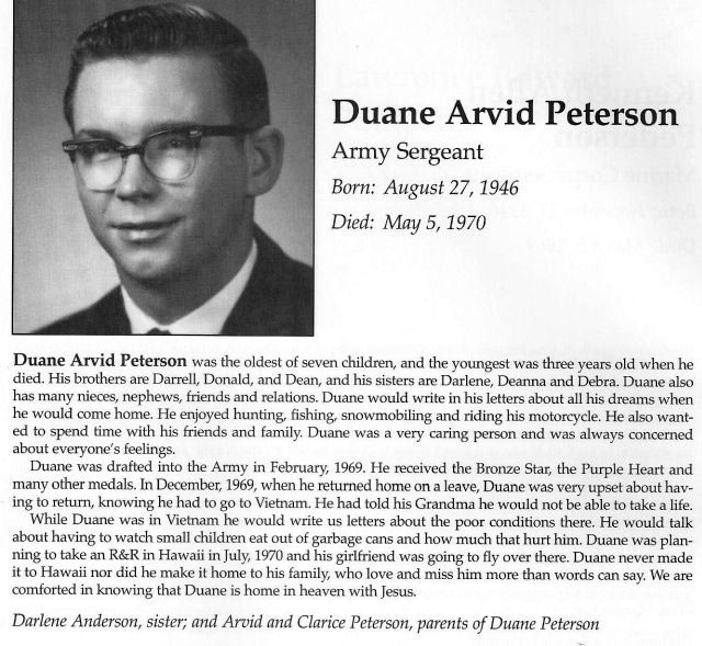 Duane A Peterson