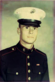 Billy Reeves in USMC dress blues