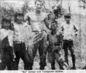 Zeltner with Vietnamese children